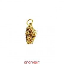 Pendentif pepite d'or